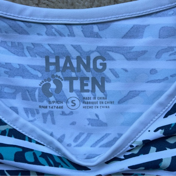 Hang Ten Women’s UV Protection UPF 50+ LS Tee Shirt - S - EUC - Stretch - Picture 3 of 8